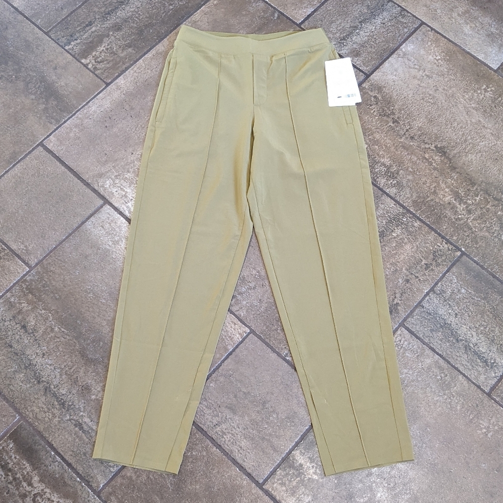 Athleta Vienna Slim Athleisure Pants Size 0/P Olive Green Army Green